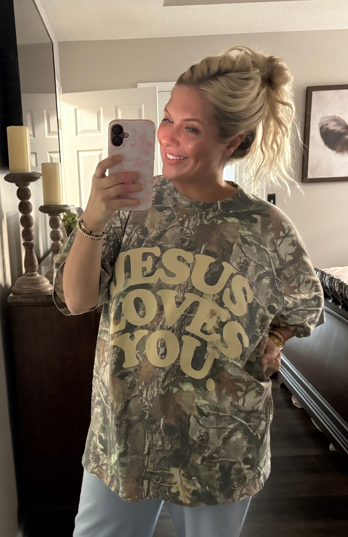 Jesus Loves You Camo Tee