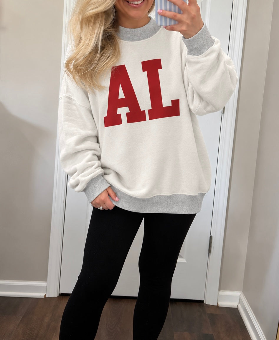 Reversible Alabama Mockneck Sweatshirt - PREORDER