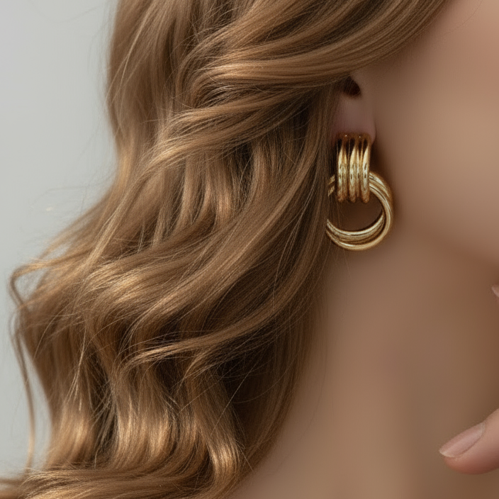 Bold Move Hoop Earrings