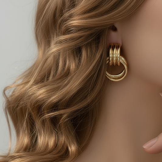 Bold Move Hoop Earrings