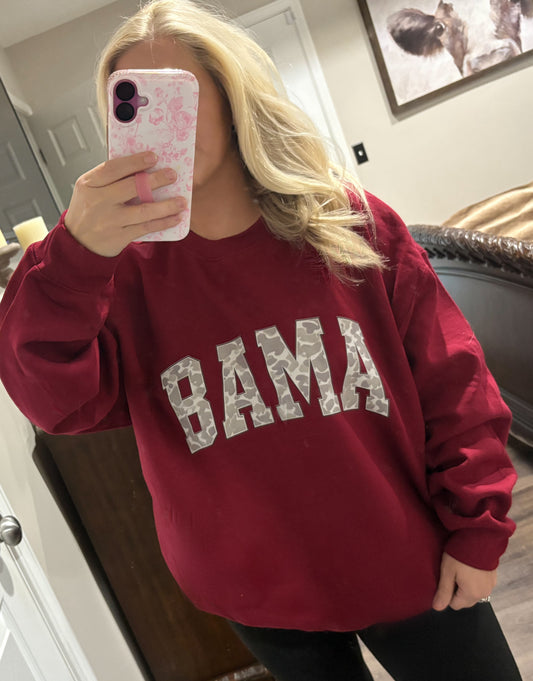 Camo Bama Graphic Sweatshirt