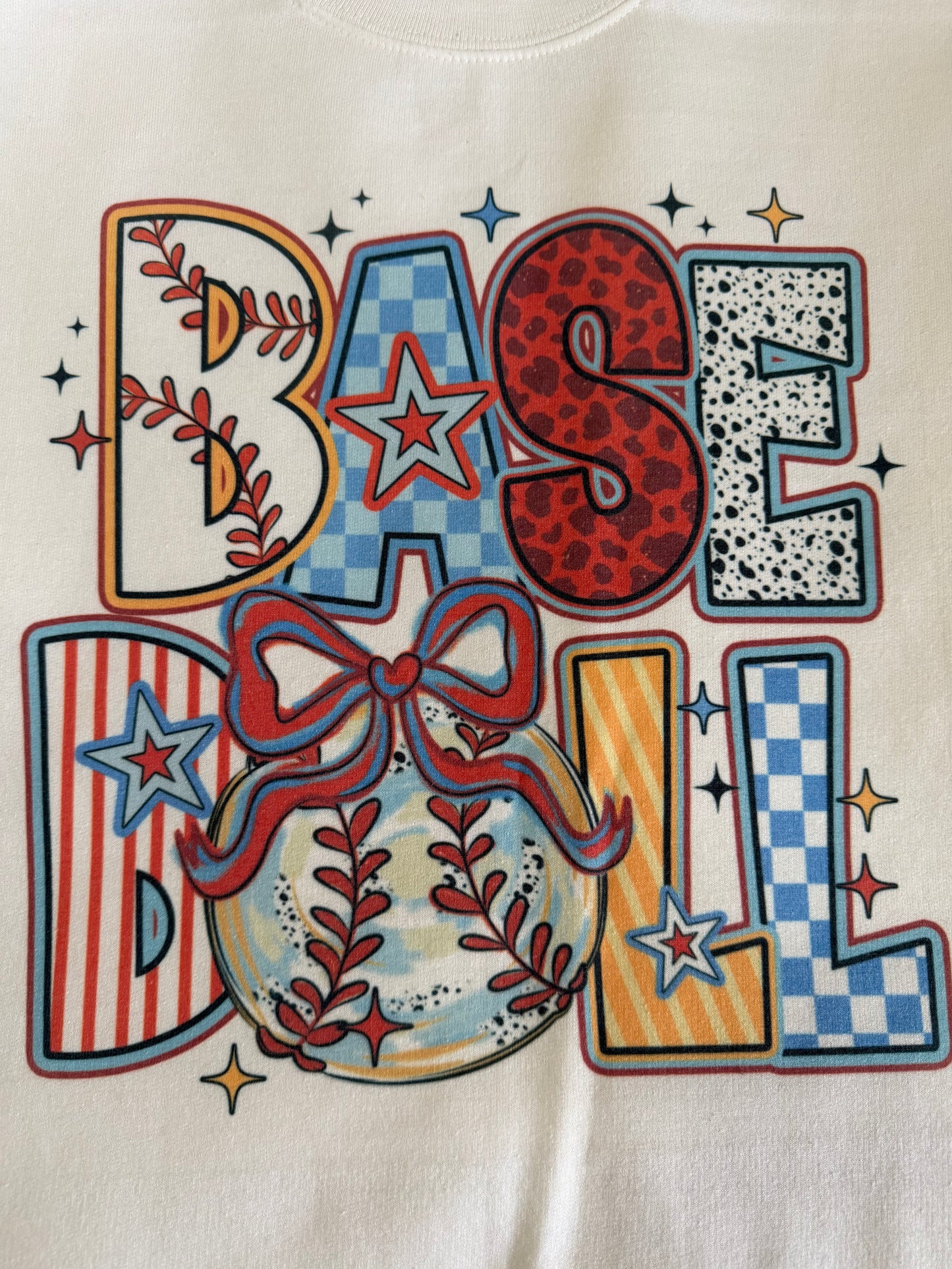 Baseball Graphic Sweatshirt