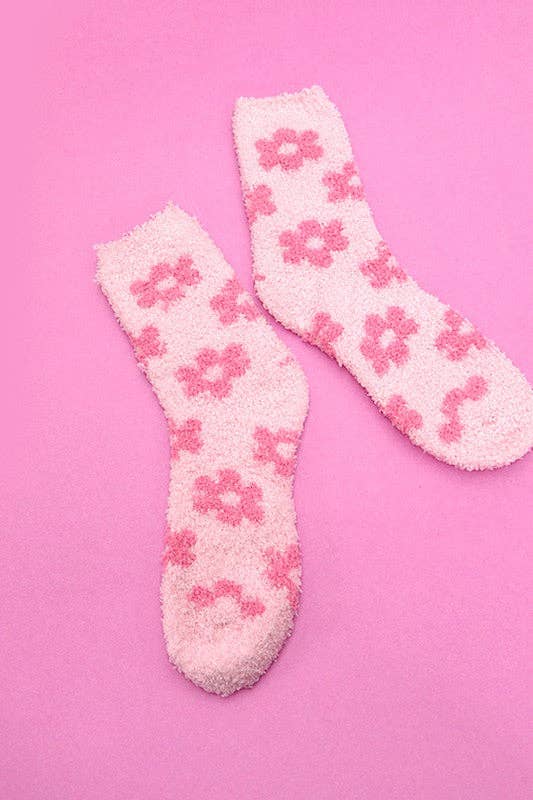 Cozy Daisy Plush Socks