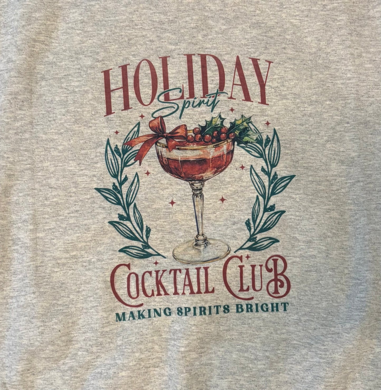 Holiday Spirit Graphic Sweatshirt