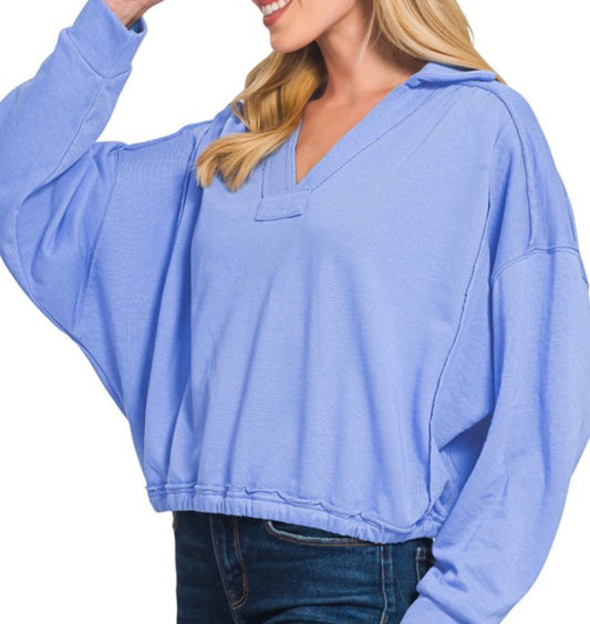 Skyline Collared Pullover