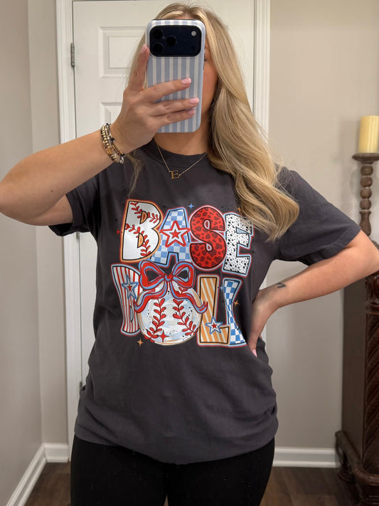 Comfort Color Baseball Graphic Tee