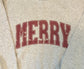 Red Merry Graphic Sweatshirt