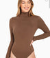 Mock Neck Long Sleeve Bodysuit