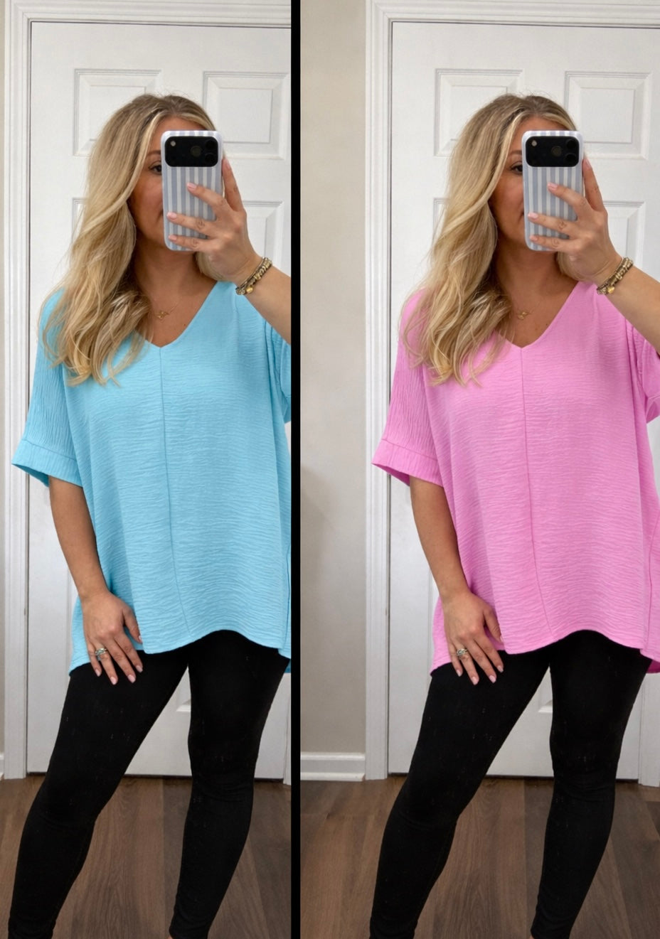 Essential Airflow V-Neck Top - Plus