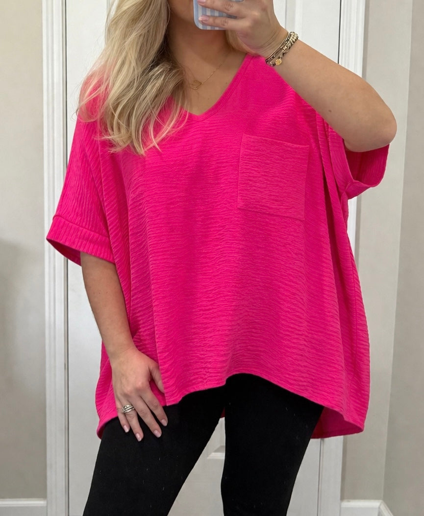 Essential Airflow Pocket V-Neck Top