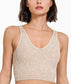 Washed Ribbed Seamless Crop Tank/Bralette