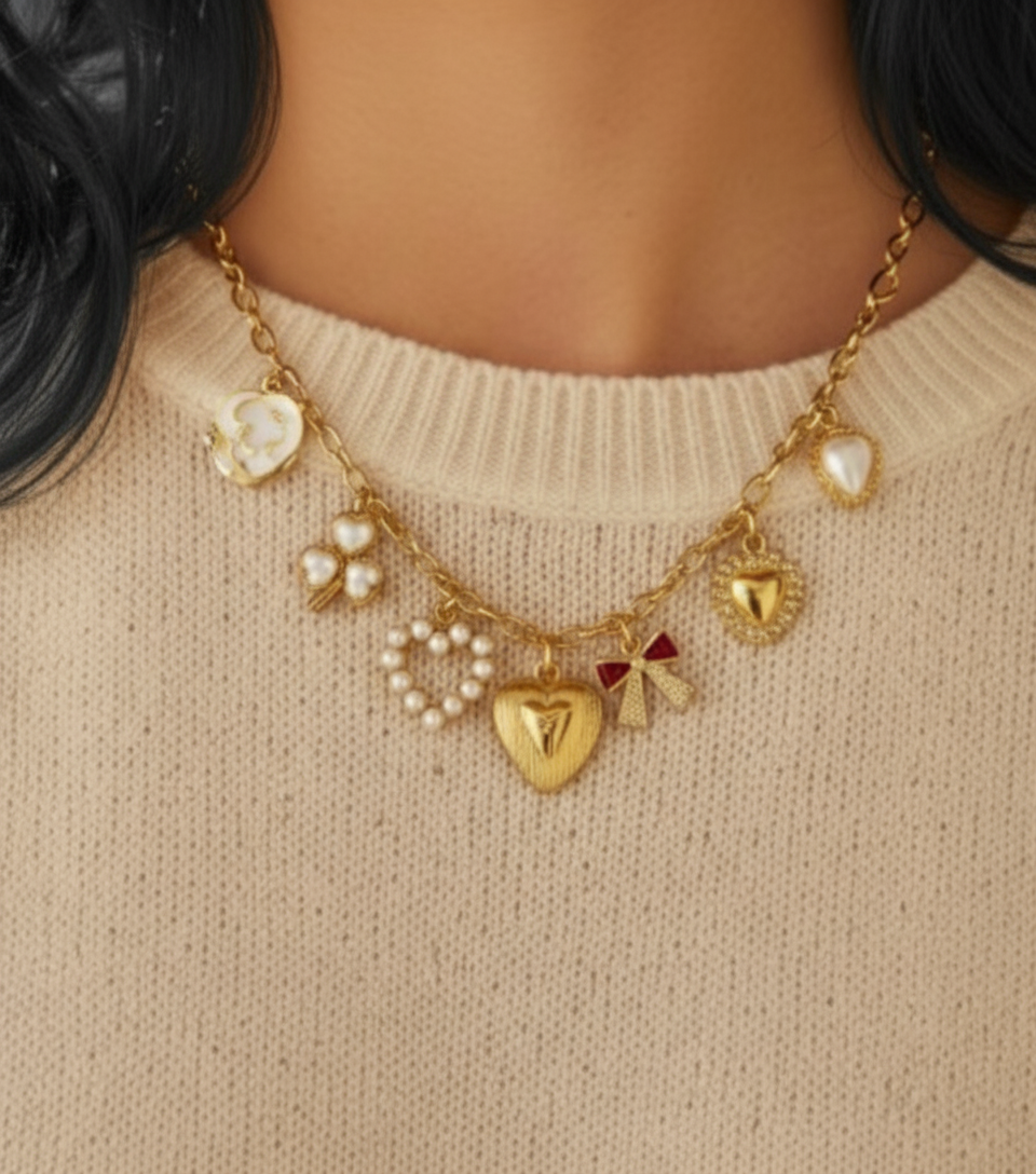 Ella Whimsical Charm Necklace