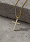 Tiny Testament Cross Necklace