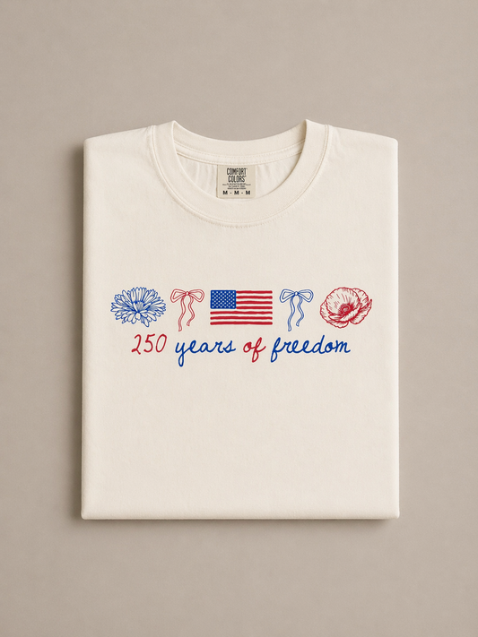 250 Years of Freedom Comfort Color Tee