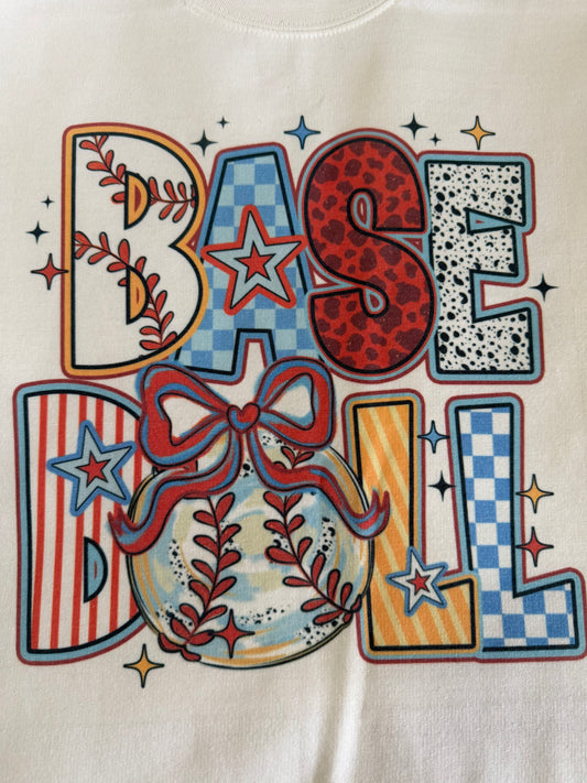 Baseball Graphic Sweatshirt