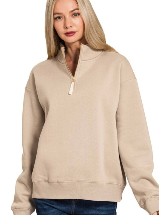 Cocoa Quarter Zip