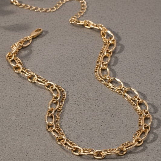 Double Linked Luxe Necklace